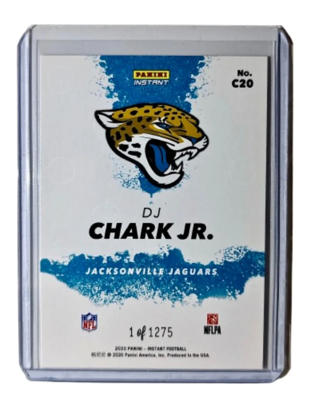 DJ Chark Jr. 2020 Panini NFL Instant My City #20 Football Card 1 of 1275